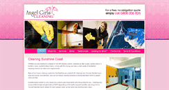 Desktop Screenshot of angelgirlscleaning.com.au